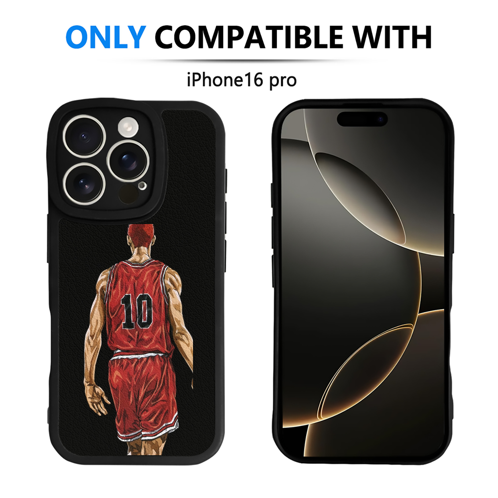 （画像用） SLAM DUNK／スラムダンク 【iPhone 16シリーズ対応】シリコンスマホケース（レザー調） 材質：シリコン
